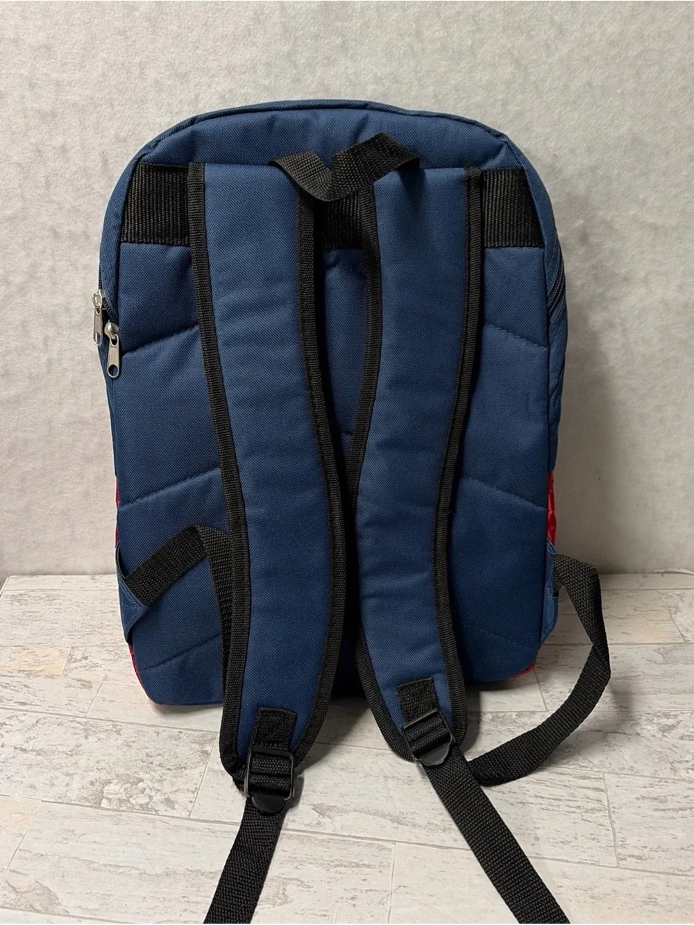 Don Ed Hardy Skull Top Hat Backpack Y2K Blue Red Retro 14